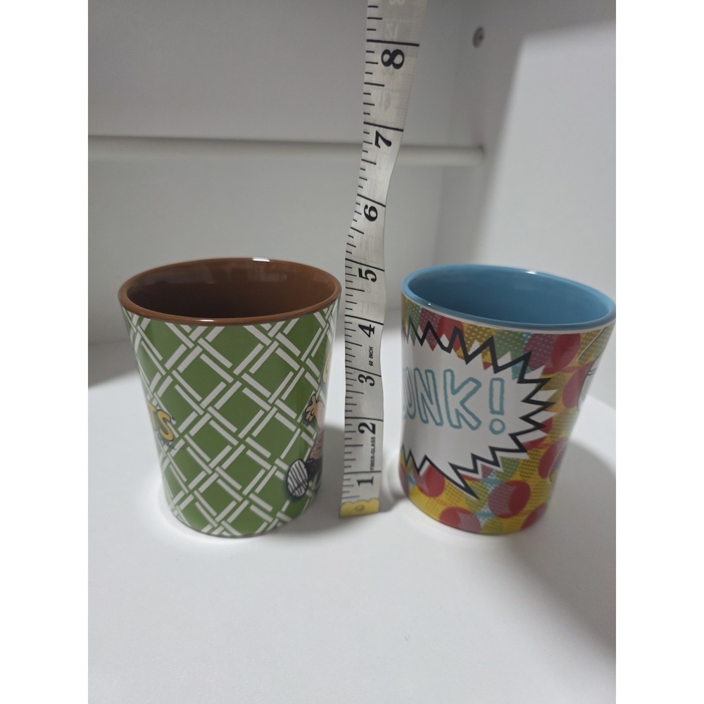 Peanuts Charlie & Sally Ceramic Mug Set‎ of 2 Gibson Overseas Coffee Cups Comic - Picture 8 of 9